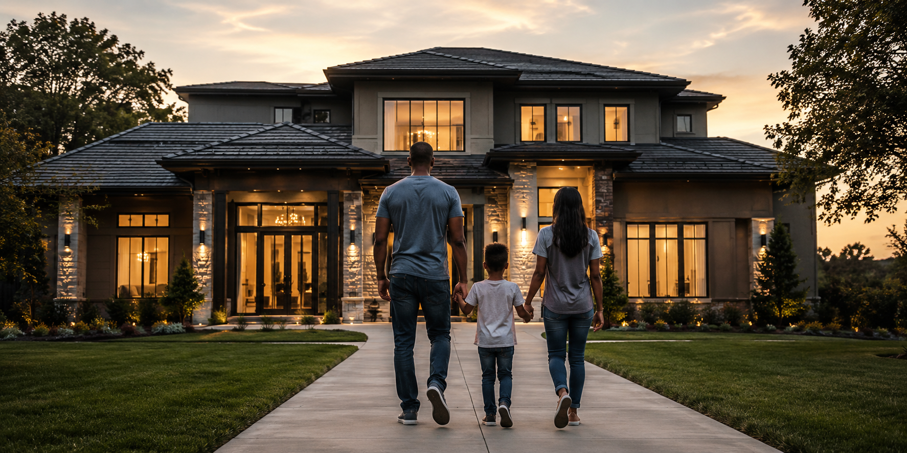 Family building a brighter future together through financial security, wealth-building opportunities, and shared goals.
