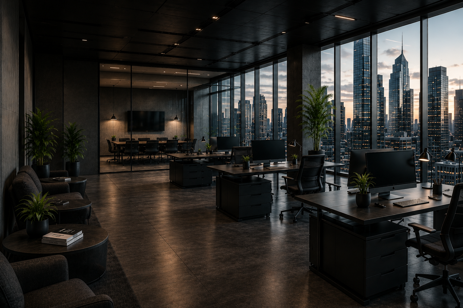 Modern corporate workspace designed for business growth, innovation, leadership, and professional success.