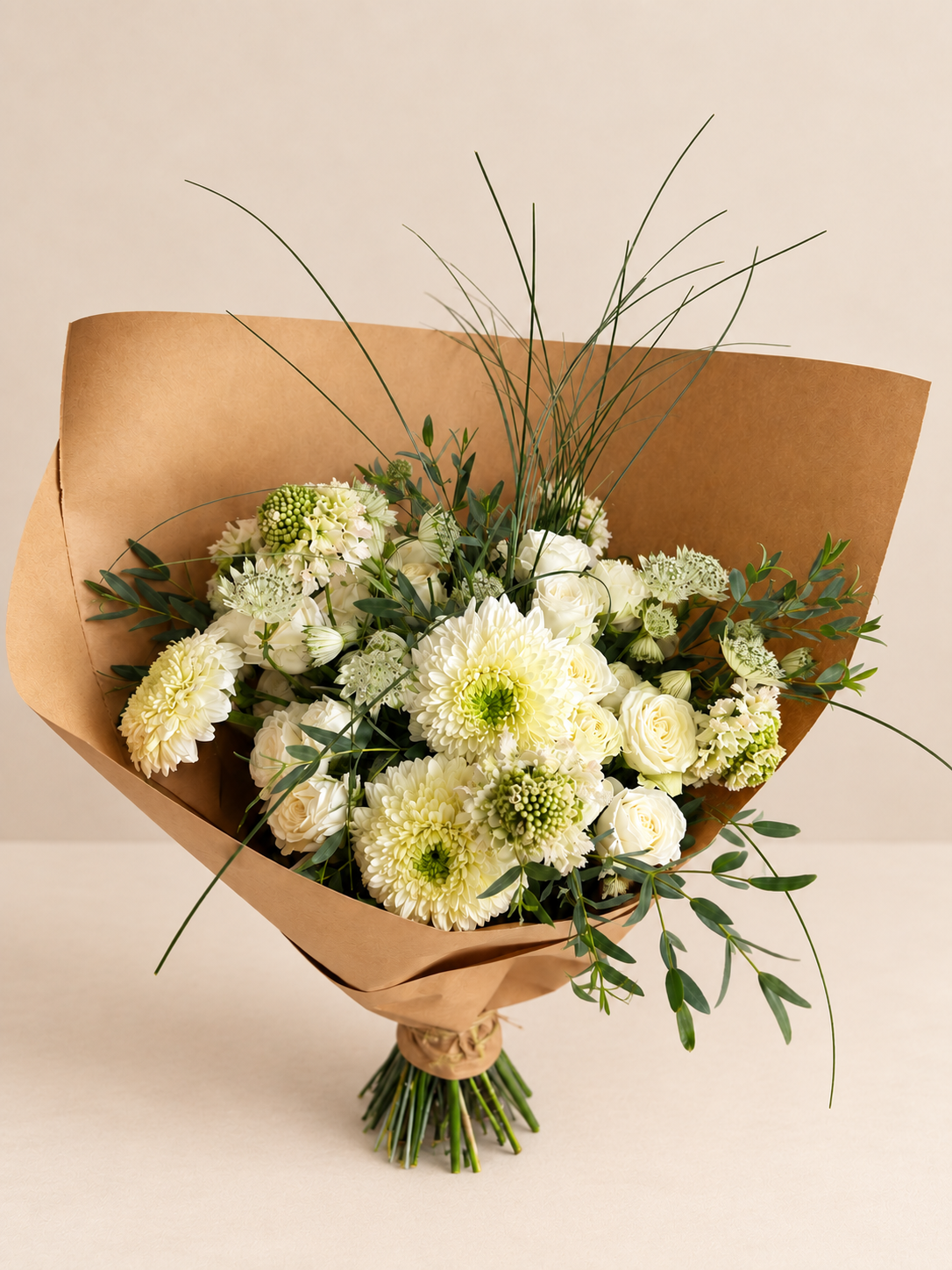 Bon Vivant seasonal hand-tied bouquet by Grove Floral Studios in Miami