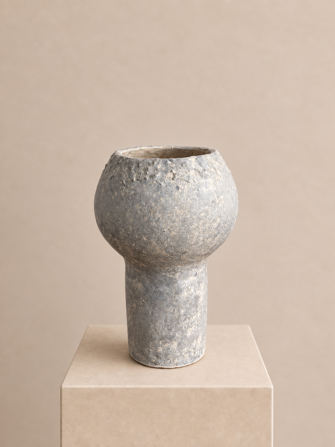 Sculptural Stoneware Vase