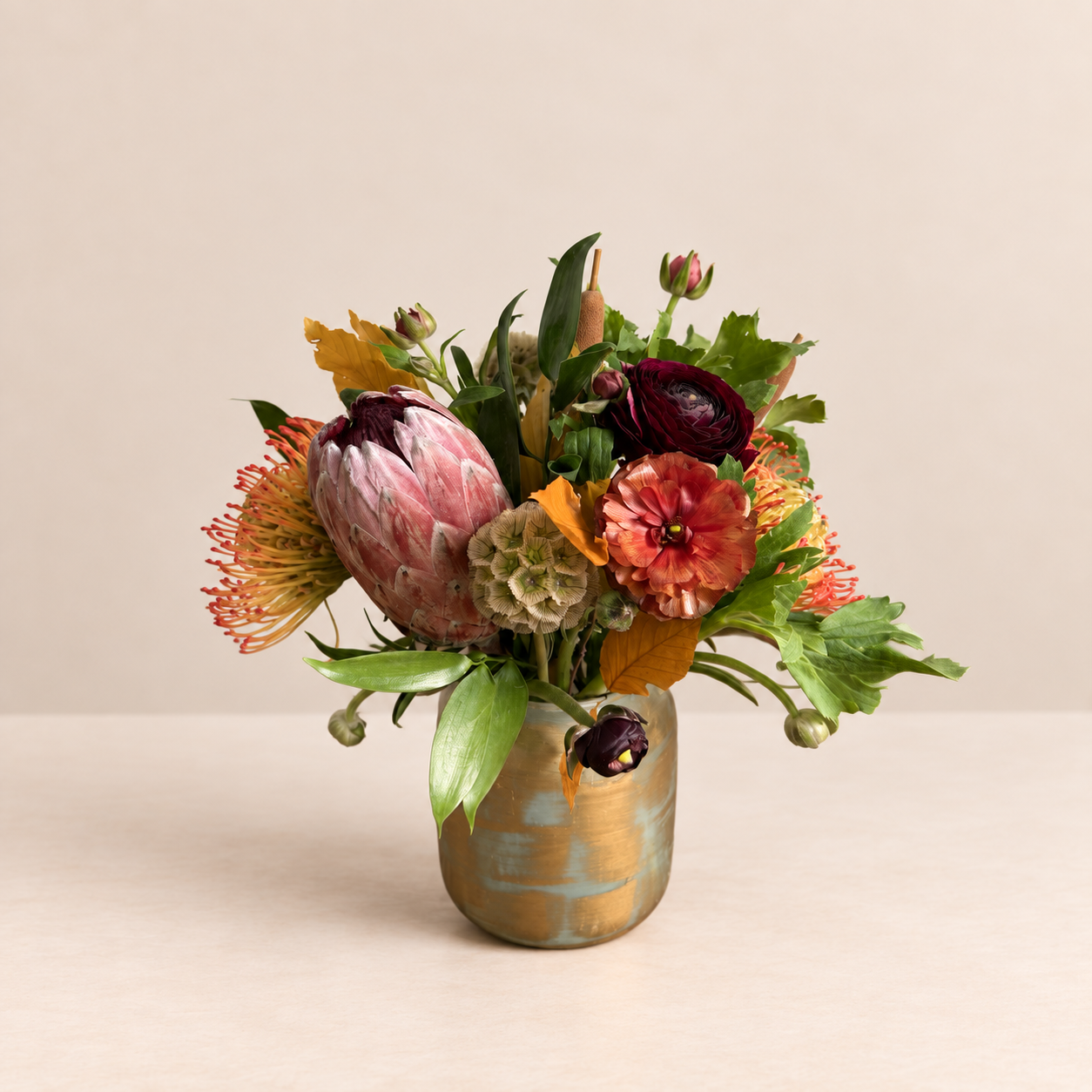 Order The Thanksgiving Floral Set, a coordinated collection of seasonal fall arrangements by Grove Floral Studios in Miami for dinners and holiday entertaining.