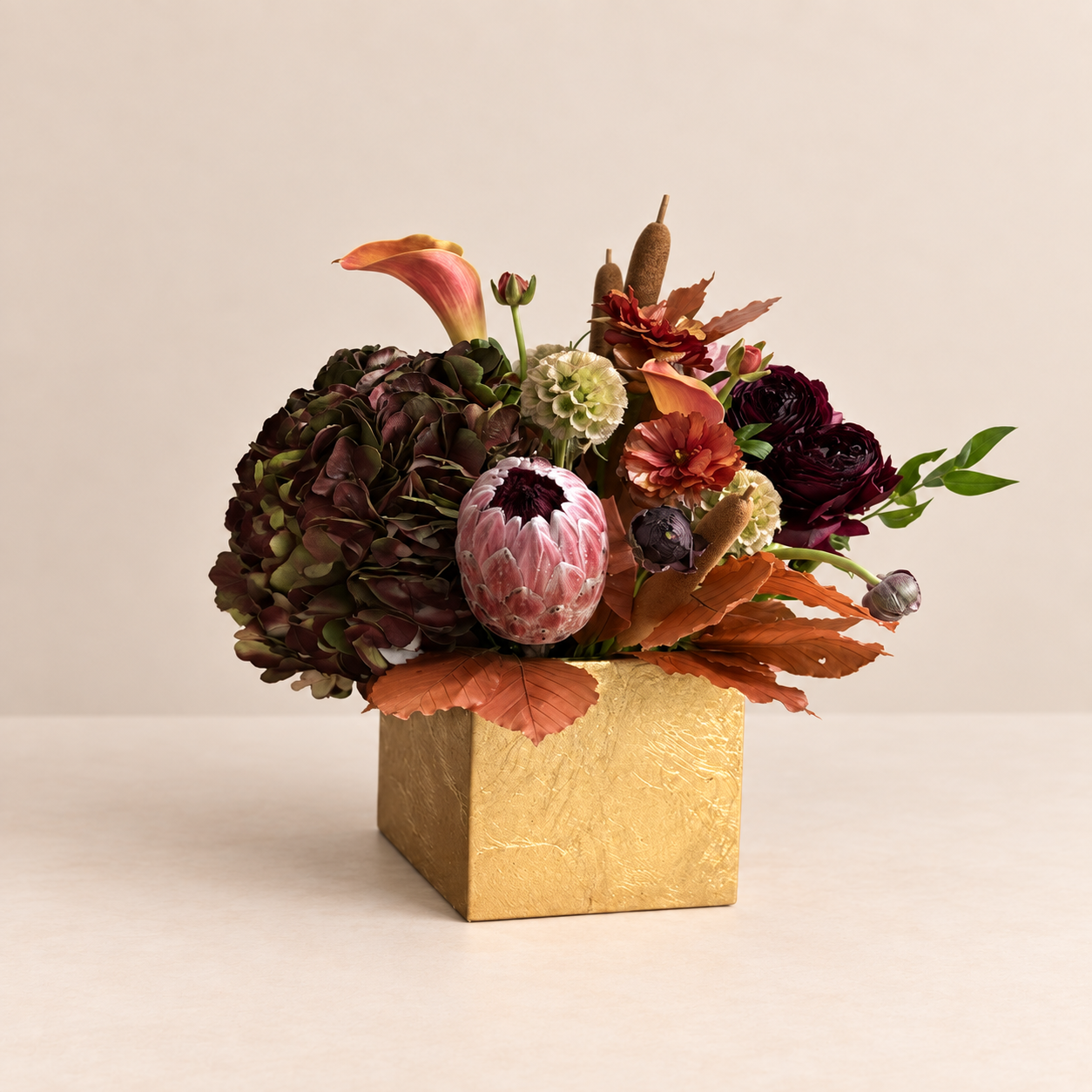 Order The Thanksgiving Floral Set, a coordinated collection of seasonal fall arrangements by Grove Floral Studios in Miami for dinners and holiday entertaining.