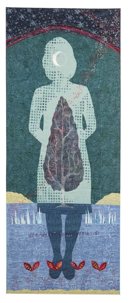 Waning Crescent Meditation, 60x24"