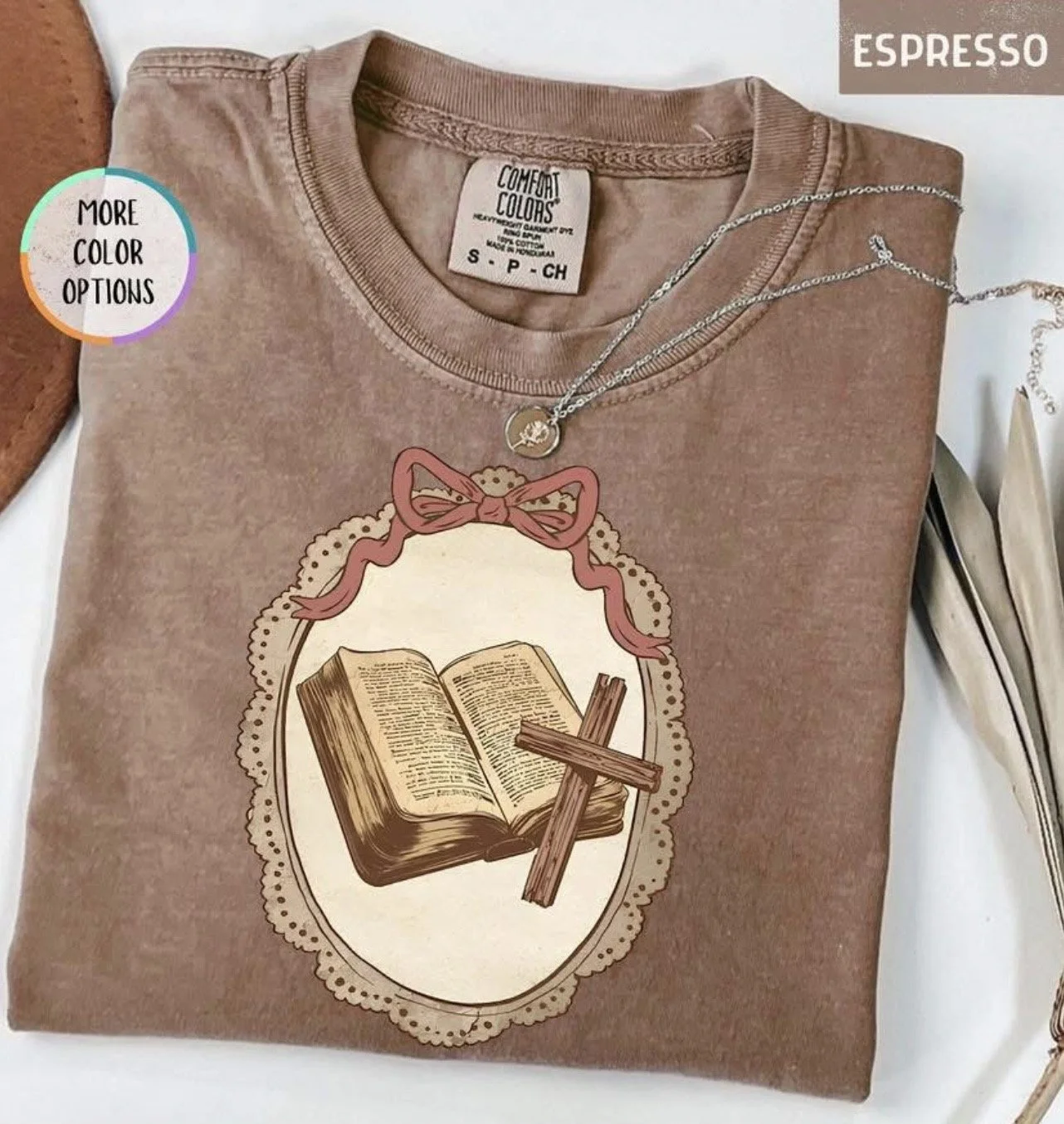 Vintage Oval Frame Christian Tee