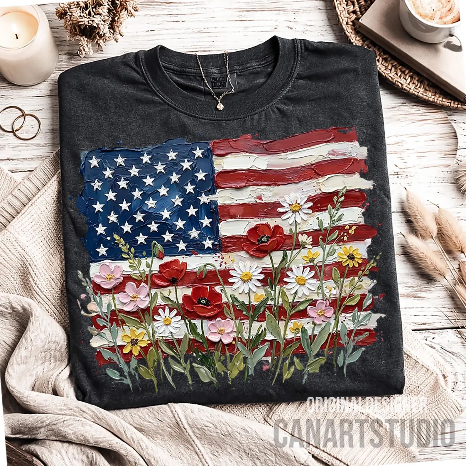 American Flag Florals