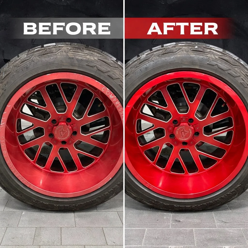 Tired of curb rash and faded wheels?

This is what a proper wheel repair looks like 👇

✔️ Color restored✔️ Damage corrected✔️ Like-new finish

We bring your wheels back to life &mdash; without replacing them.

📍 Charlotte, NC🚗 Mobile service avail
