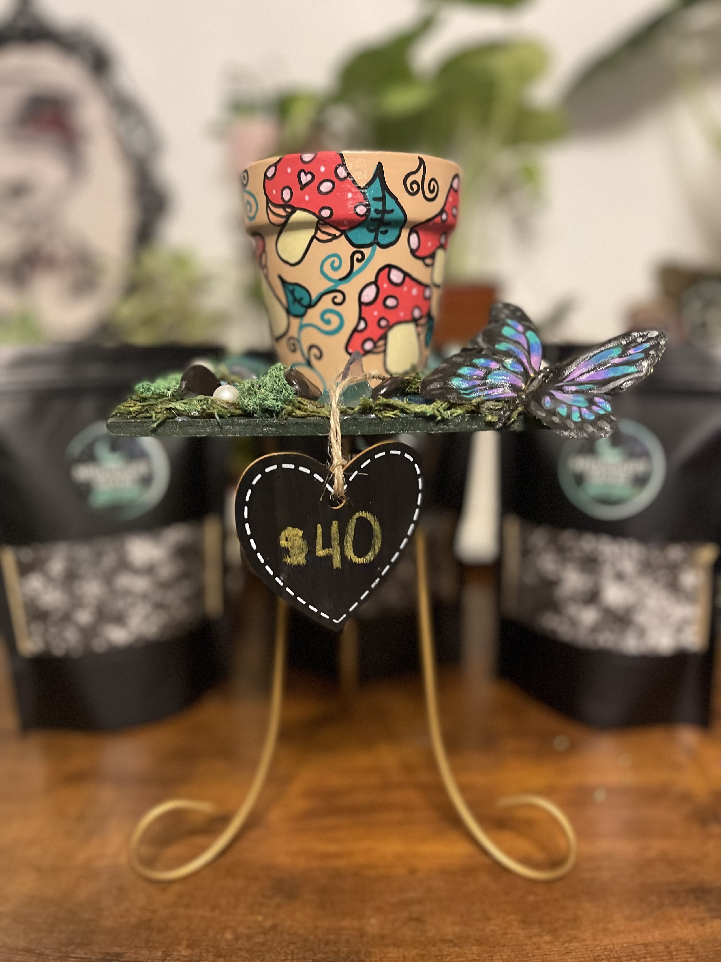 Fairy Plant Stand and 2 inch planter