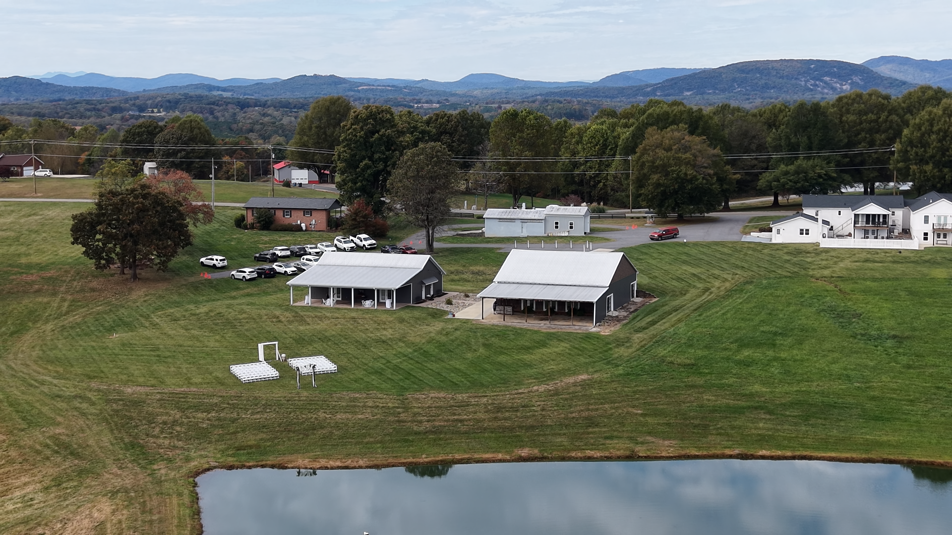 Aerial view of Emerald Hill Venue