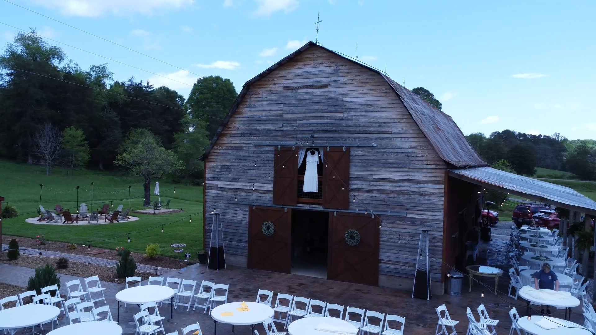 The Barn at Elk Shoal Creek wedding venue in Claremont NC