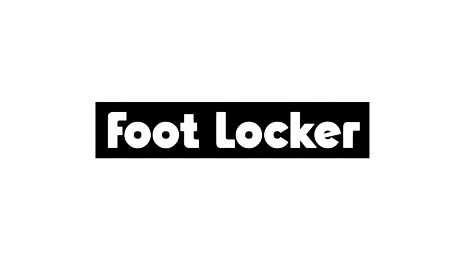 A black background with the words "Foot Locker" written in the center