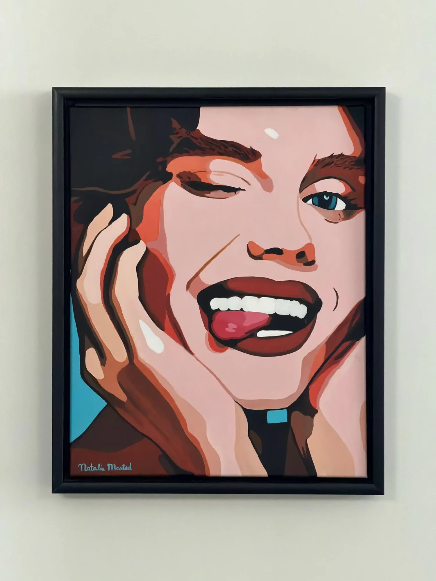 Winking detail