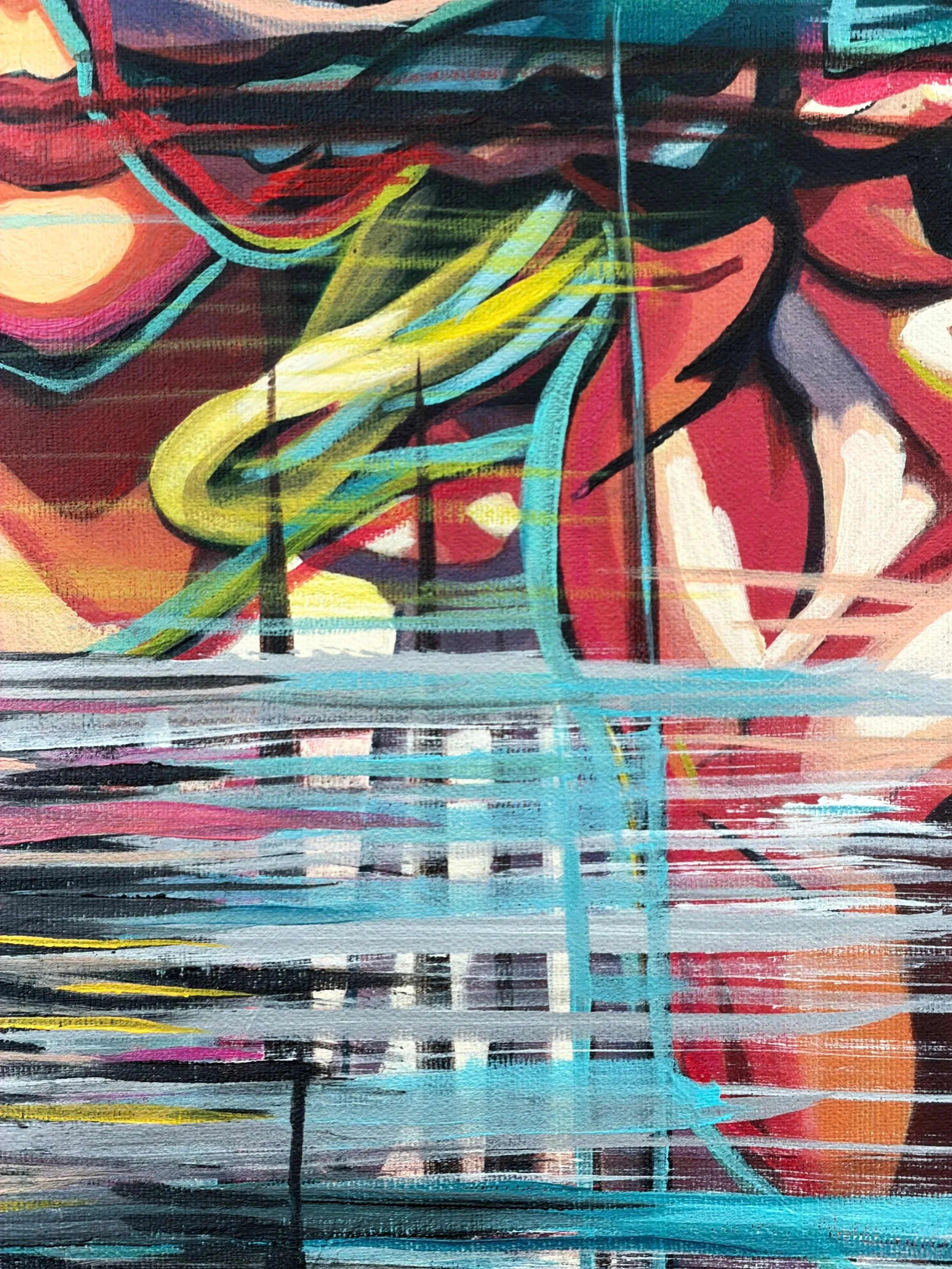 Signal III — detail, reflection