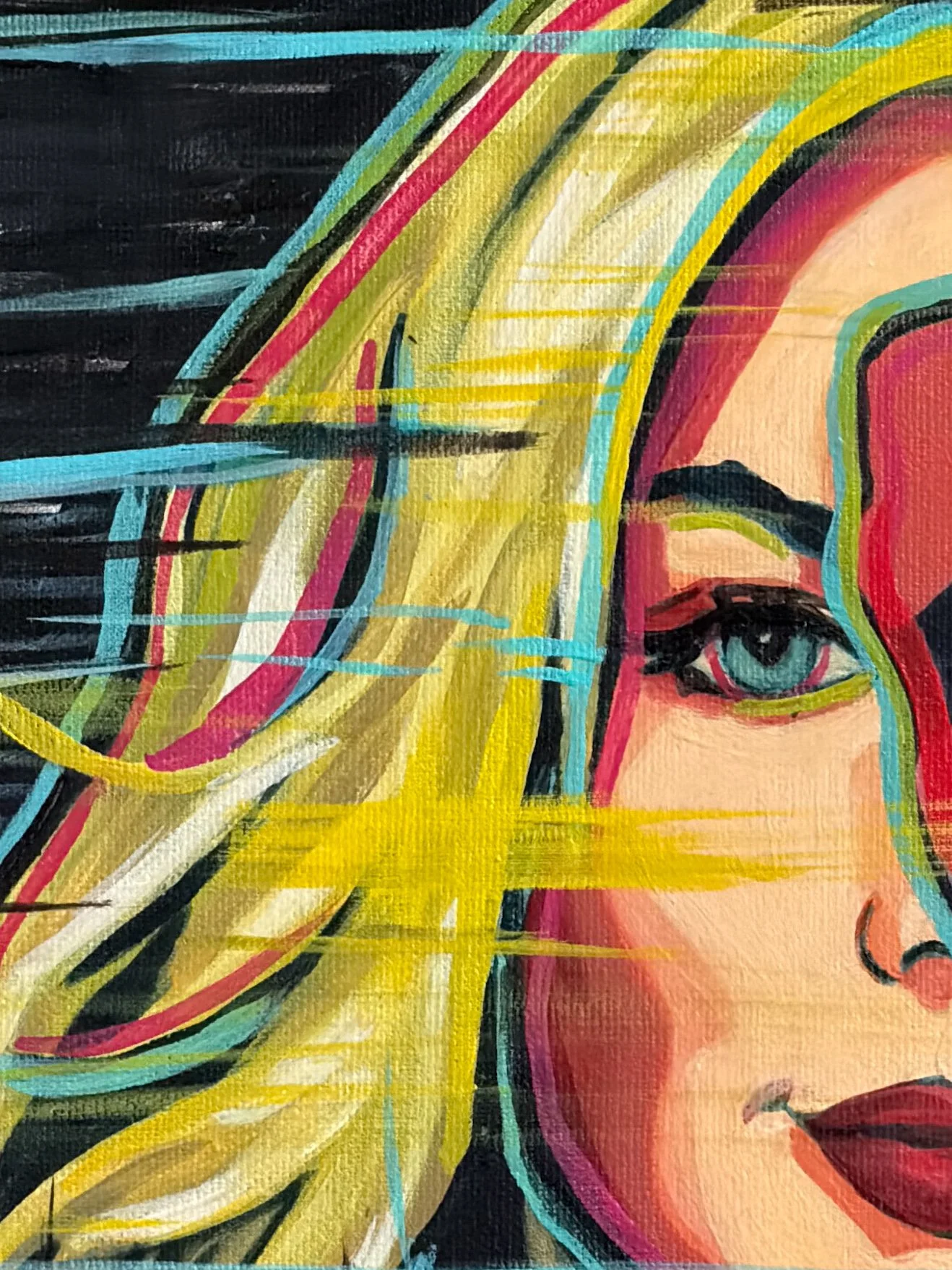 Signal III — detail, face