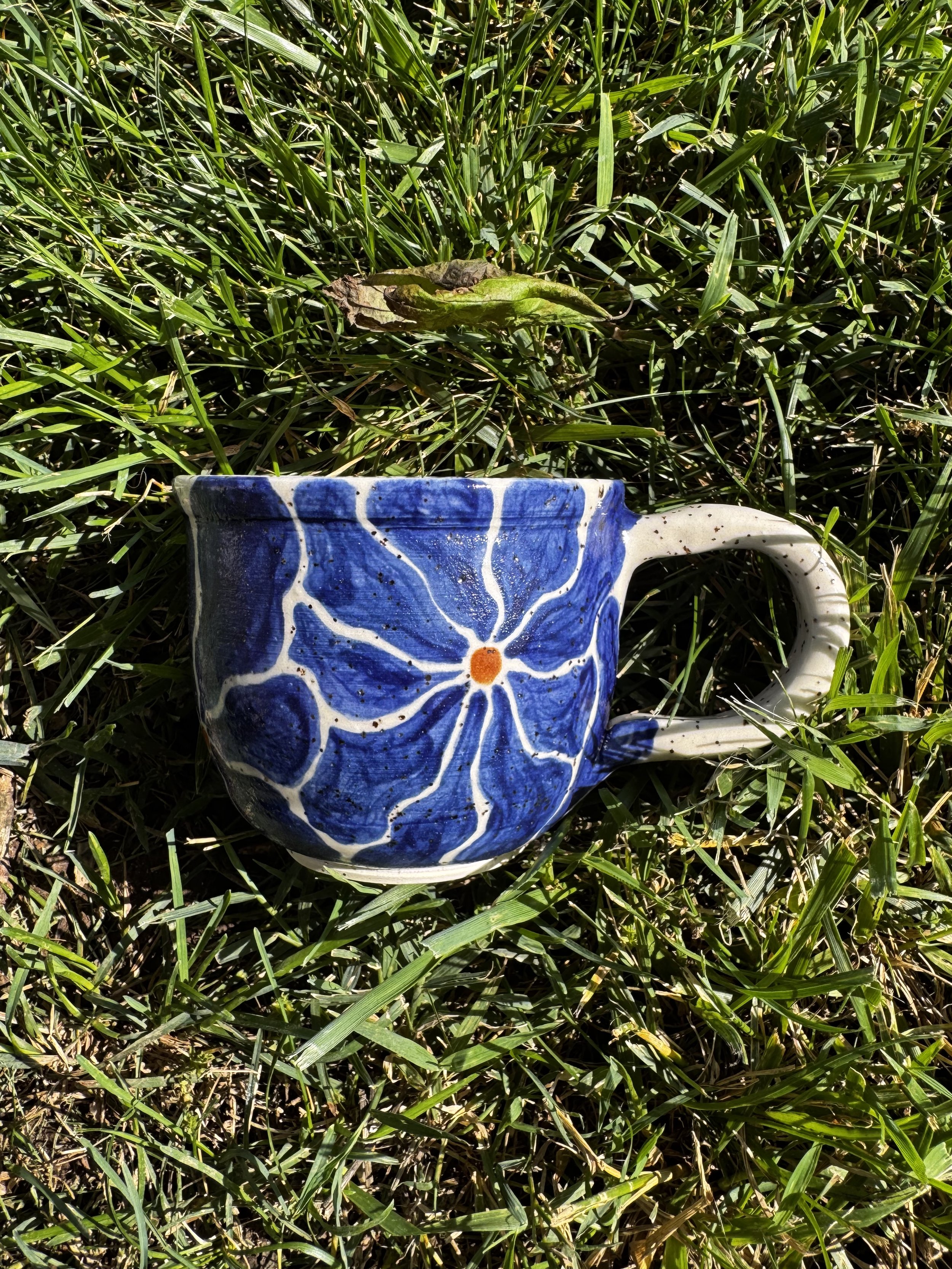 Blue Flower Mug