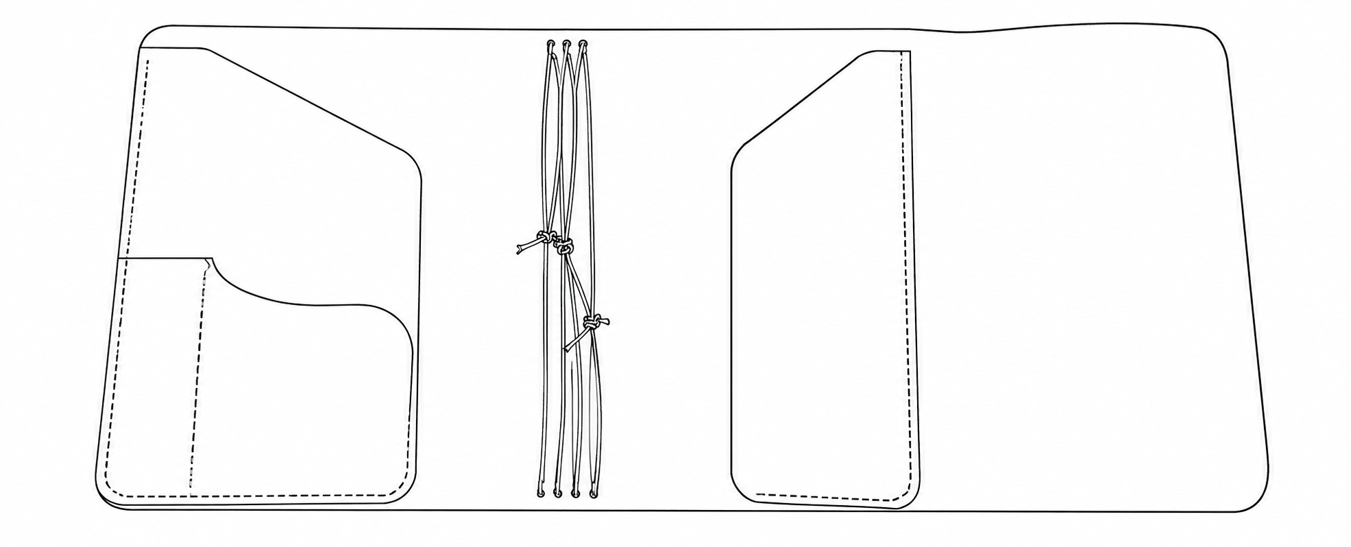 A5 Tri-Fold Travel Journal