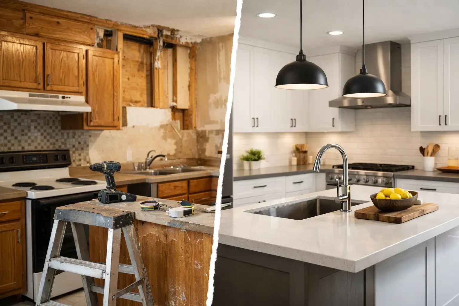 What is a full kitchen remodel
