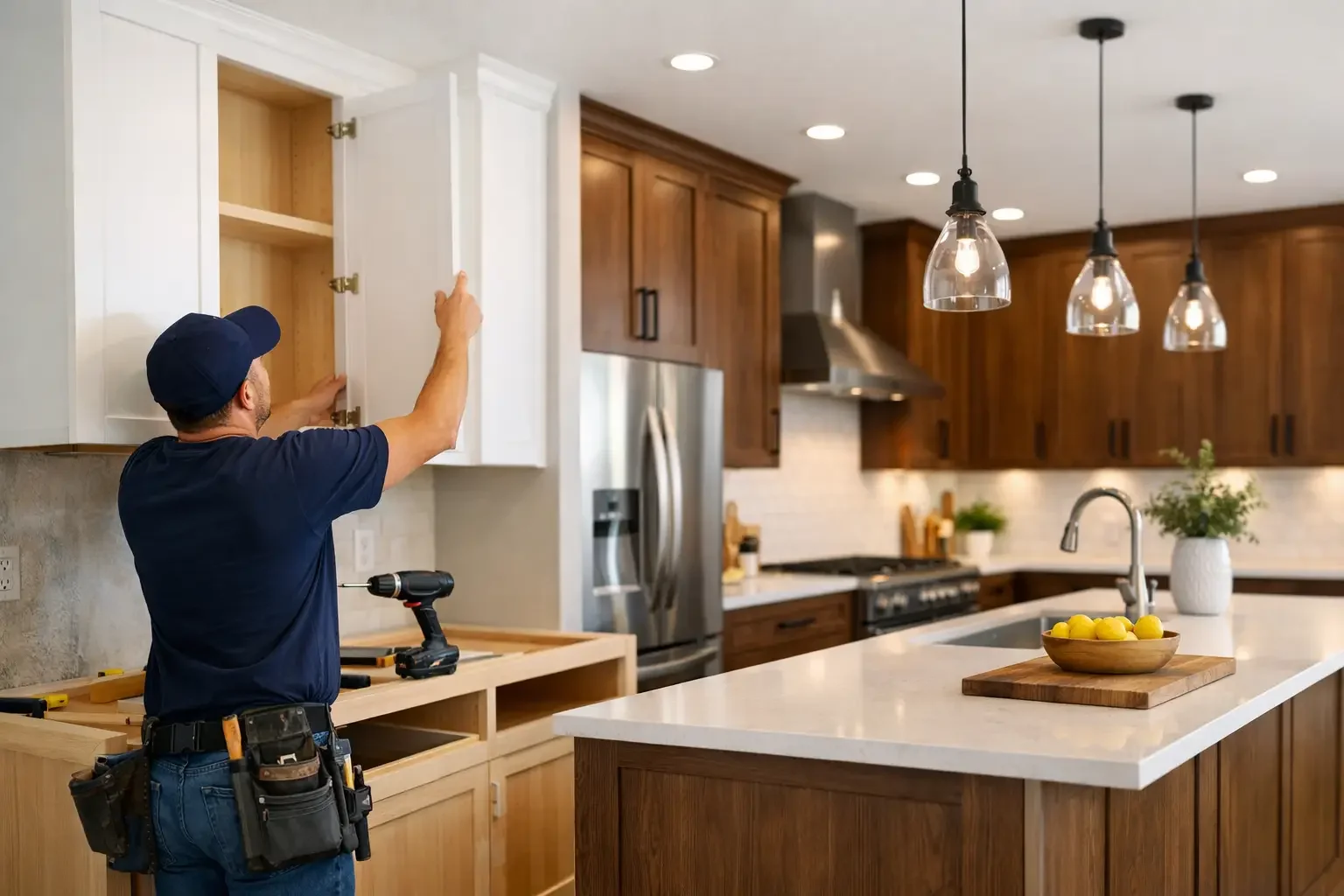 Cabinet Installation That Changes a Kitchen