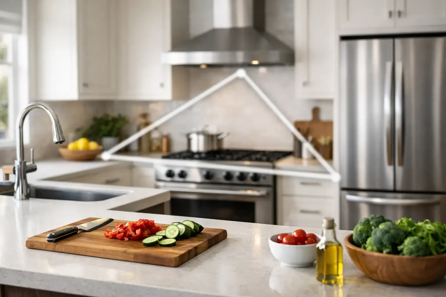 Kitchen Workflow Triangle Guide