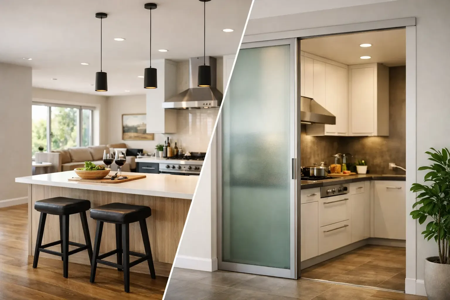 Open Kitchen or Closed Kitchen for Your Home?