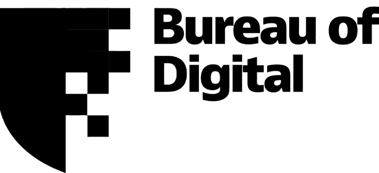 The logo of the Bureau of Digital