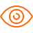 An eye illustration with a simple, stylized design.