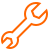 A wrench icon representing tools or repair.