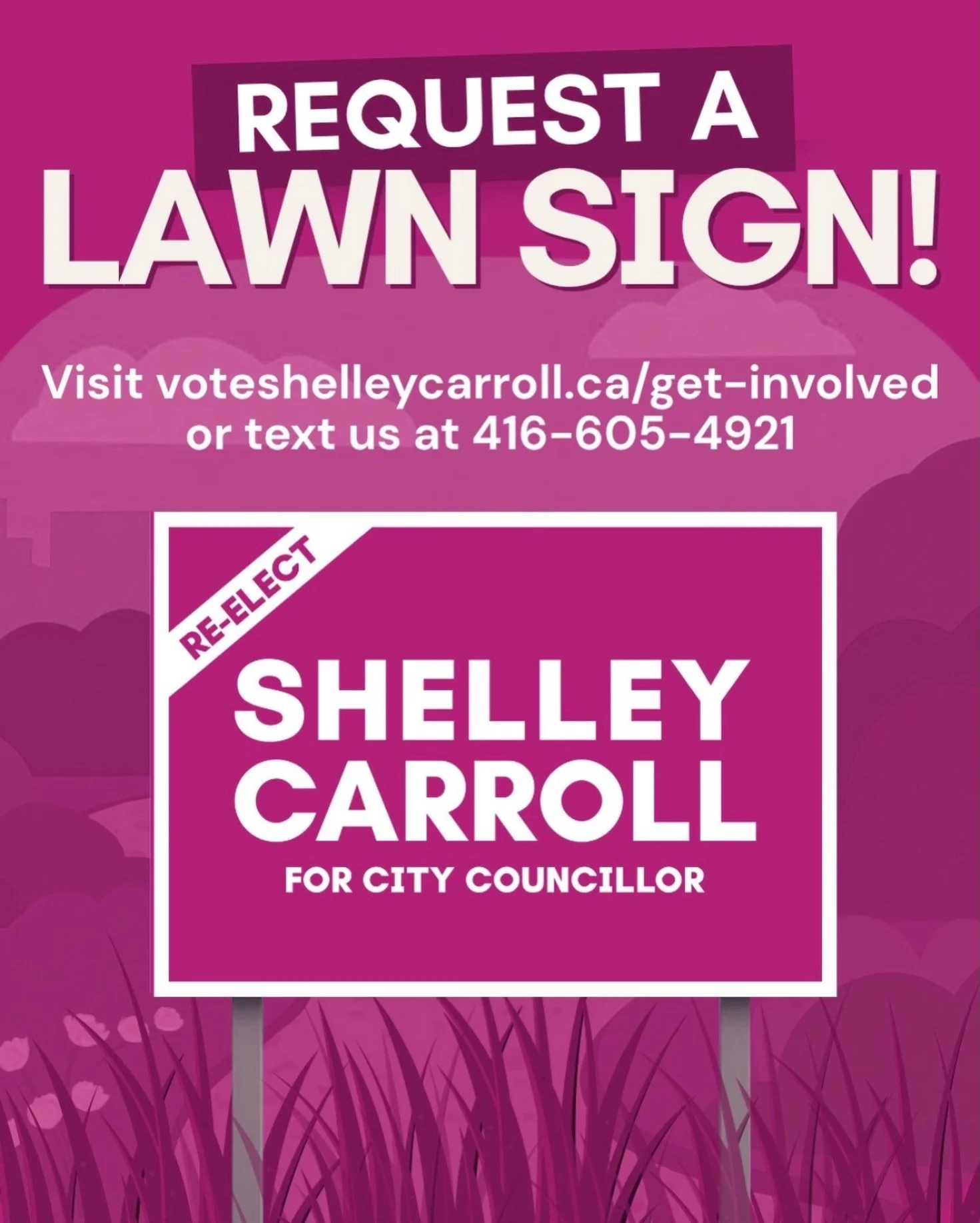 Coming soon to a lawn near you. 

On October 1, we&rsquo;re putting up lawn signs all across Don Valley North, and we&rsquo;d love to have yours be one of them.&nbsp;

Request your lawn sign using the link in my bio. We&rsquo;ll take care of everythi