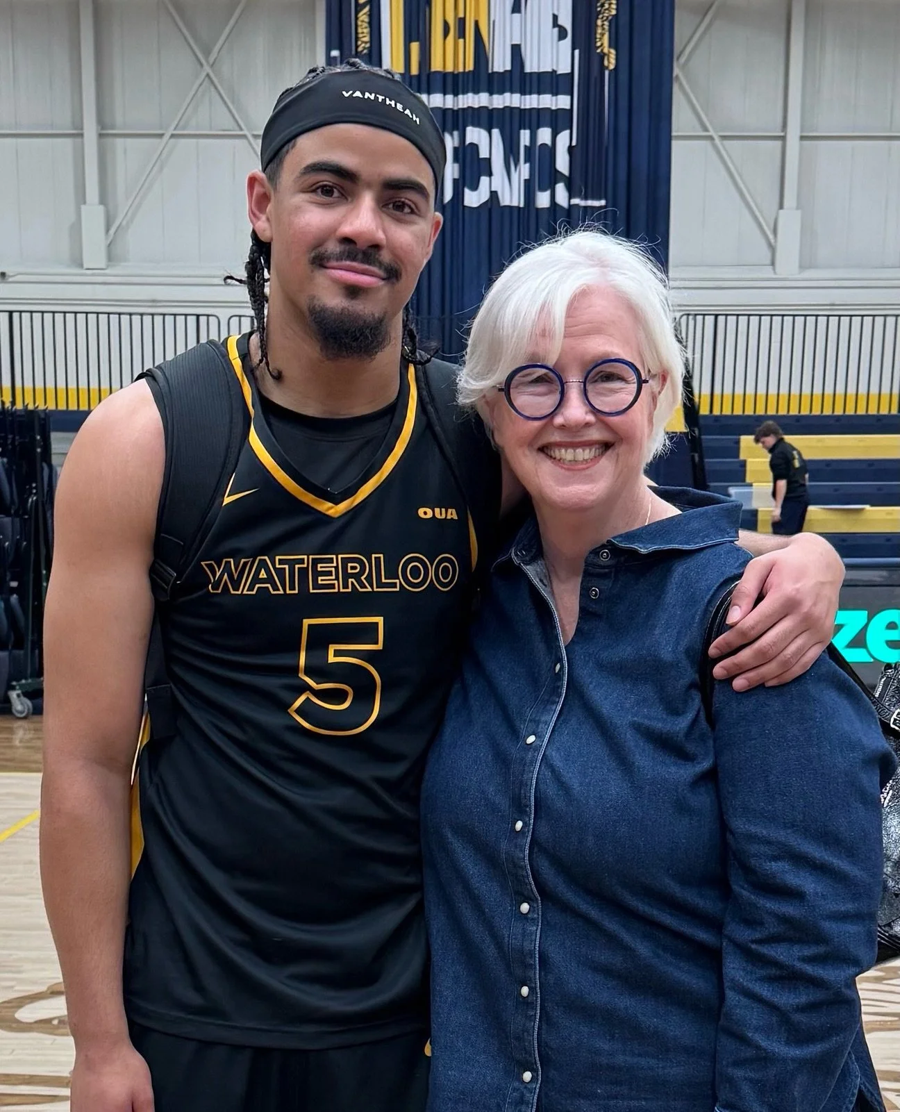 Snuck away from the campaign to see grandson Tristan&rsquo;s Waterloo game. They won, naturally, and his brother and most of the @bmelite_ squad were there to see it.