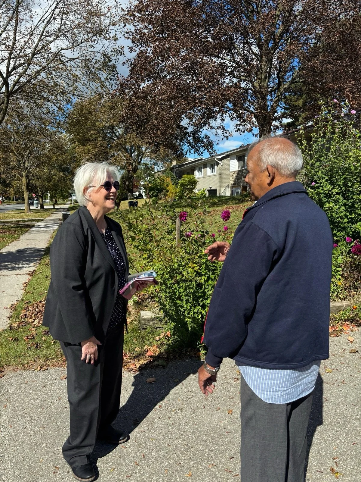 Keeping the conversation going in Hillcrest Village yesterday with neighbours who were glad to share their concerns, ideas, and feedback directly with me and the team.

Your voice, and the vision you have for how we can strengthen your neighbourhood,