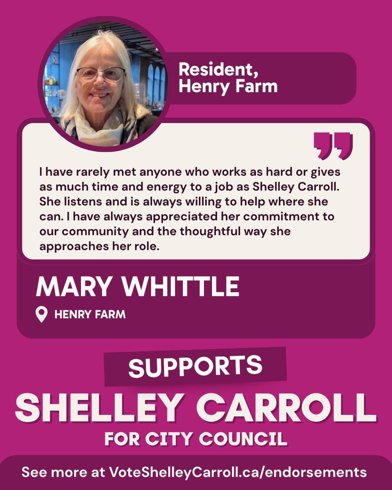 Over the years, I&rsquo;ve had the privilege of getting to know so many wonderful residents across #DonValleyNorth, including Mary.

The trust of residents like Mary means a great deal to me. It&rsquo;s a reminder that the work we do at City Hall mat