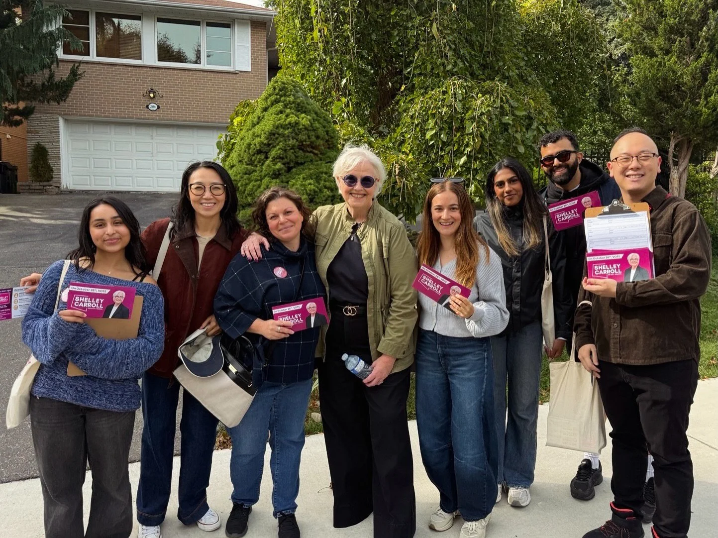 A full-court press from Team Shelley across #donvalleynorth 🔥

The support we&rsquo;ve received from neighbours this Thanksgiving weekend has been incredible. From longtime supporters to new faces joining us along the way, I&rsquo;m grateful to ever