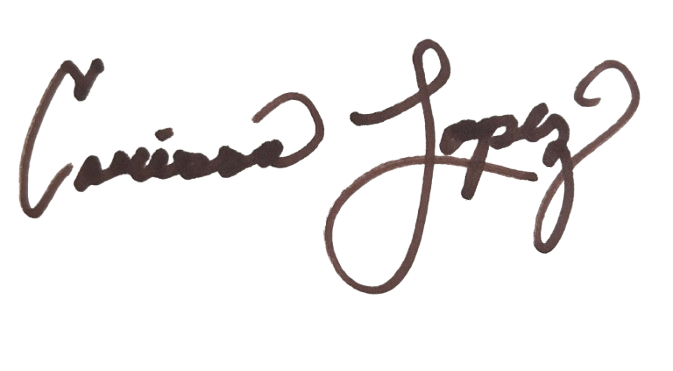 A handwritten signature reading 'Carissa Lopez' in dark ink.