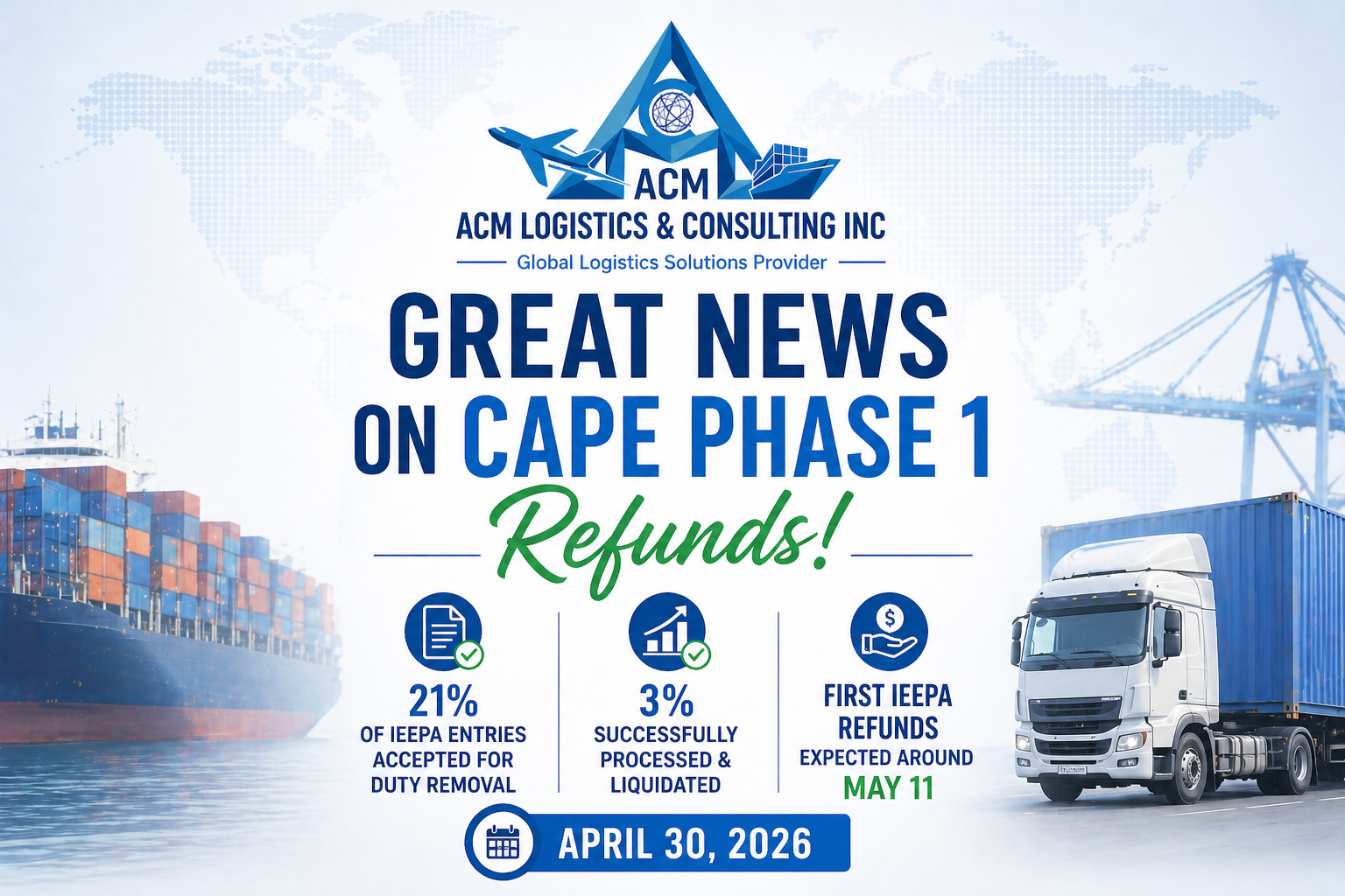 Great News on CAPE Phase 1 Refunds!