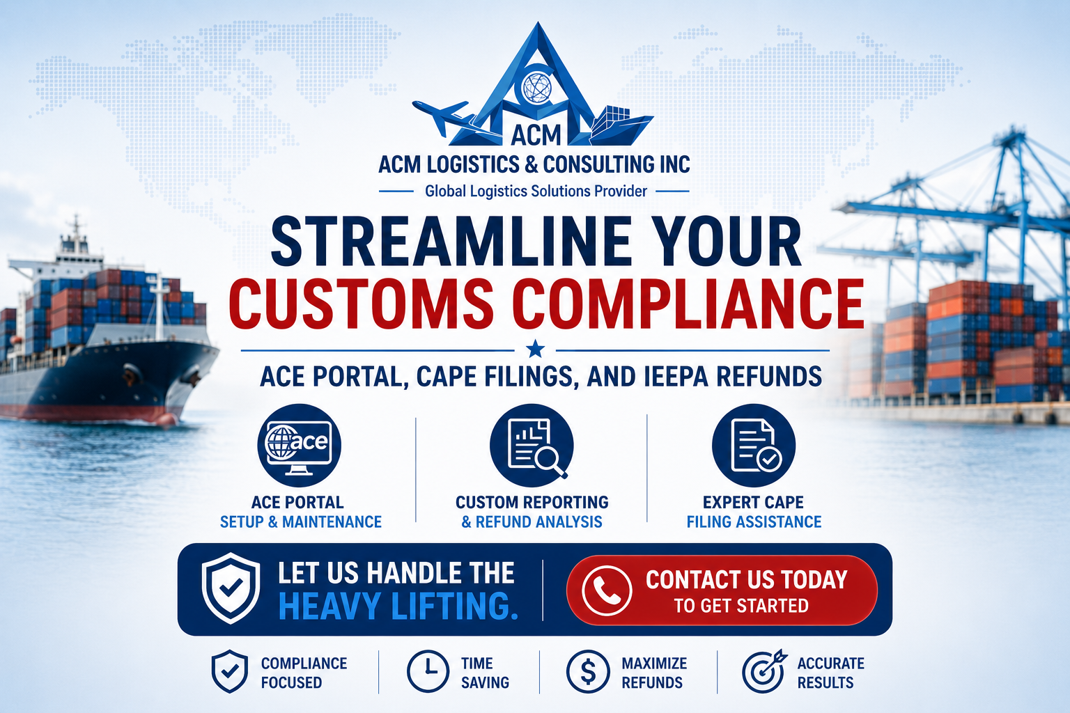 Customs Compliance Experts: ACE Portal, CAPE &amp; IEEPA Refund Assistance