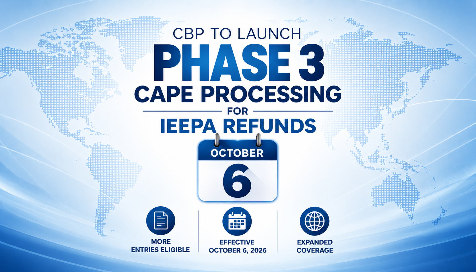 CBP to Launch Phase 3 of CAPE Processing for IEEPA Refunds on October 6th