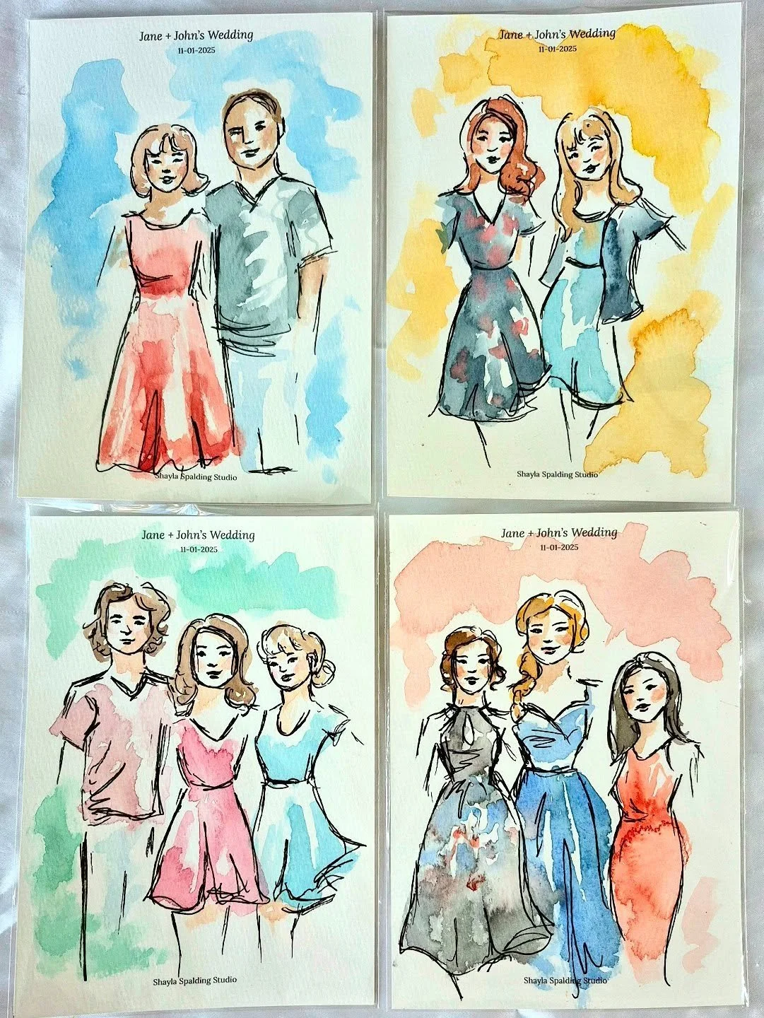 Guests can celebrate your wedding day with a painting alongside friends and loved ones 💓 this unique wedding favour allows guests to be painted in groups of 1, 2, or 3 people ✨️

#guestportraits #liveweddingpainting #ontarioweddings #liveguestportra