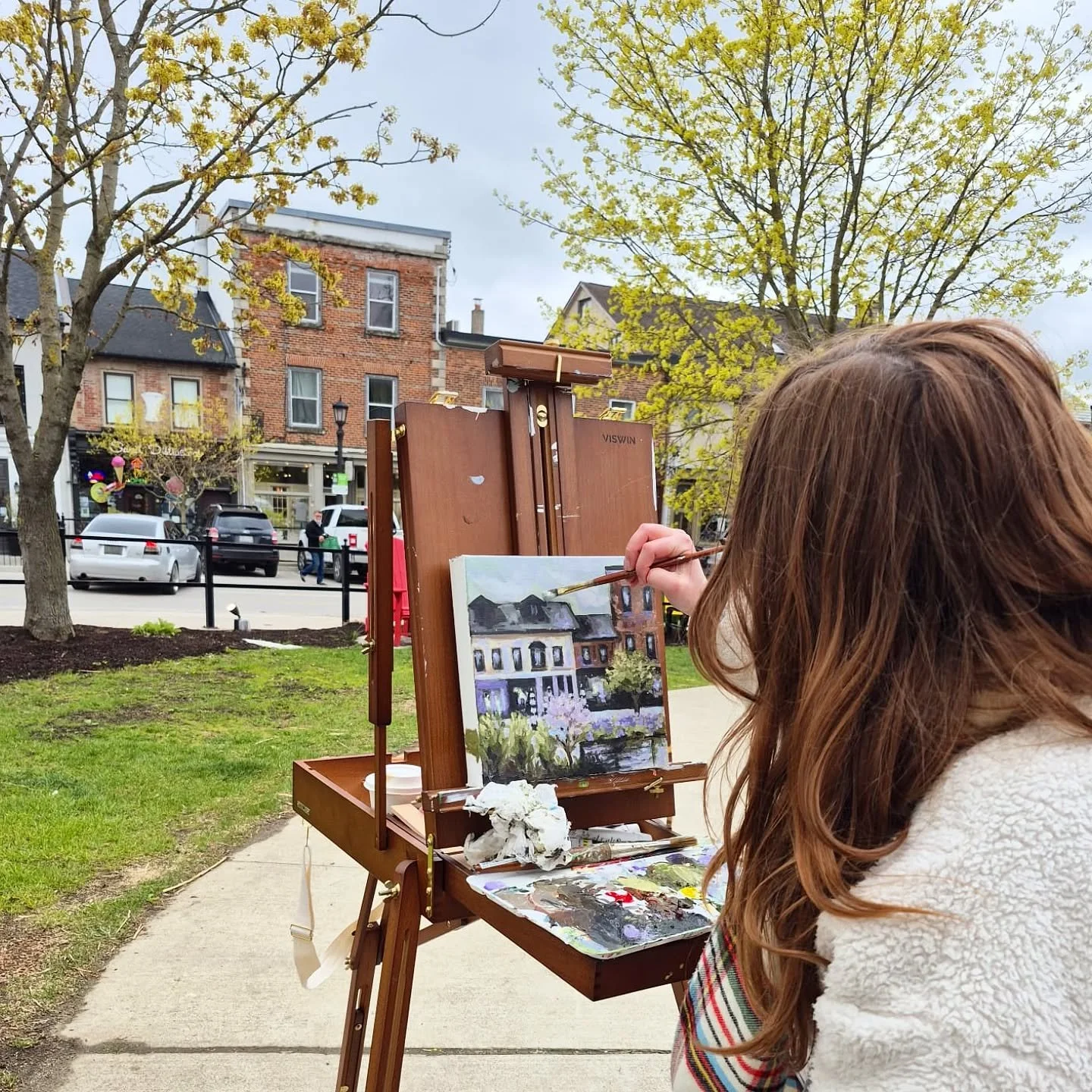 So much fun painting in Elora today 🪻💜
@pleinairelora