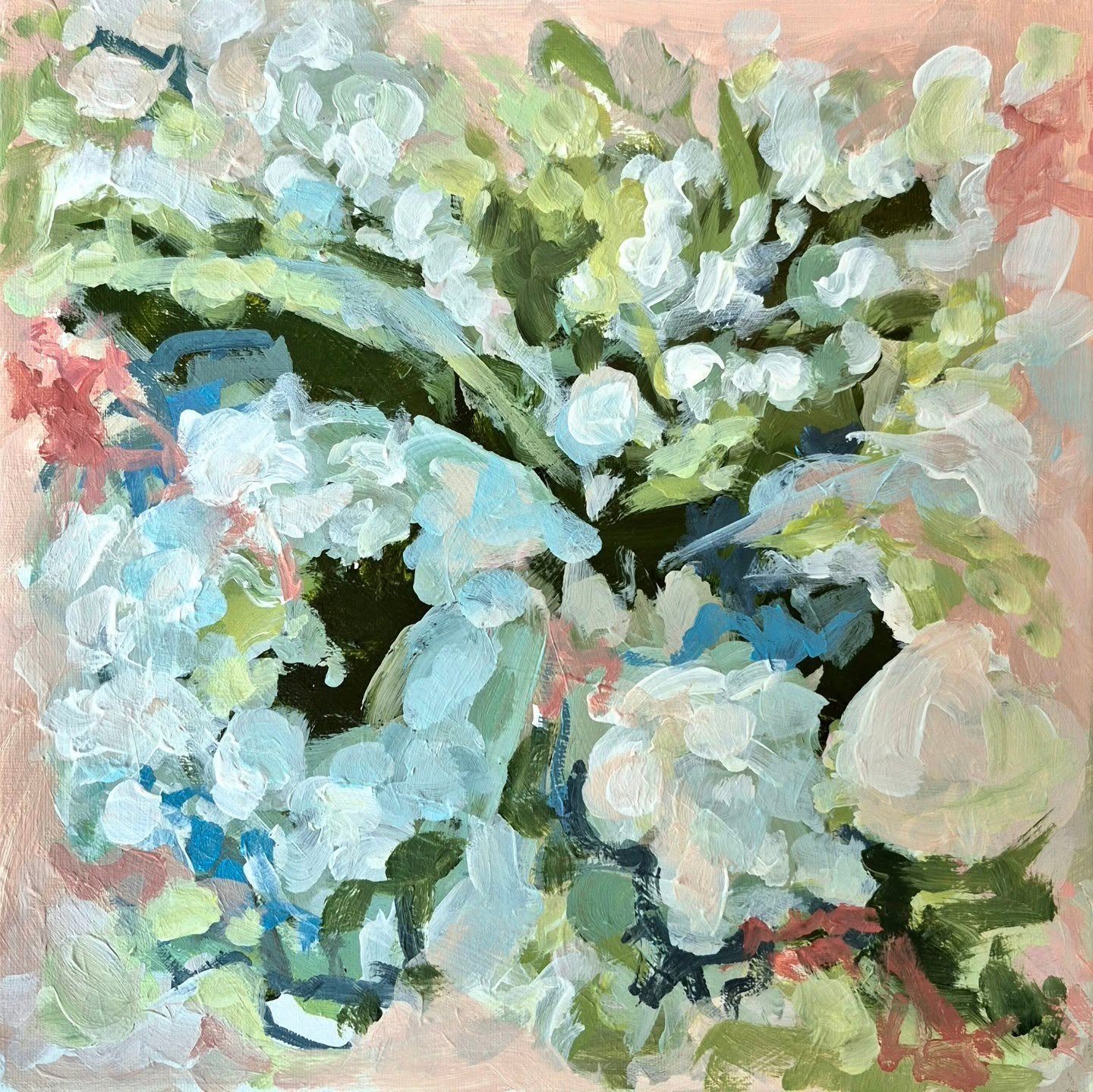 wedding bouquet painting 💐 12"&times;12" canvas 

#bouquetpainting #weddingpainting #floralpaintings #anniversarygifts #weddingfavours