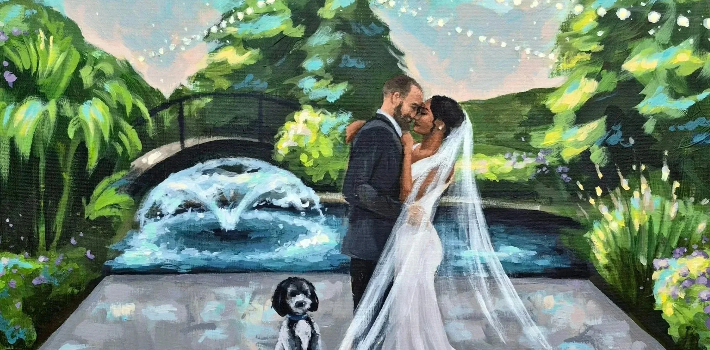 wedding paintings Shayla Spalding Studio