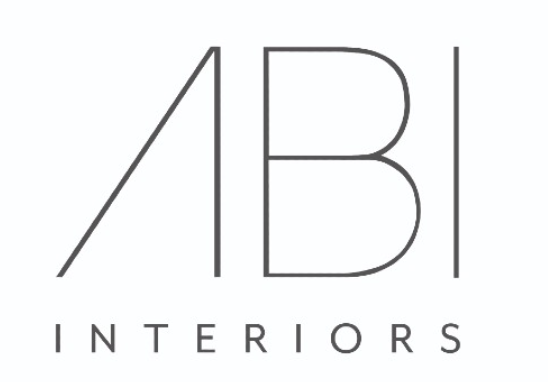 Logo for AB Interior with the text 'AB Interior' underneath in a minimalist design.