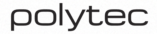 Polytec logo in black text on a white background.
