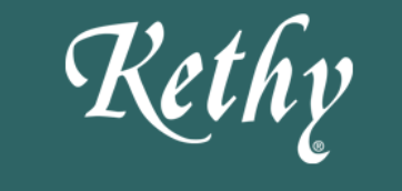 The Rethy logo with white script on a teal background.
