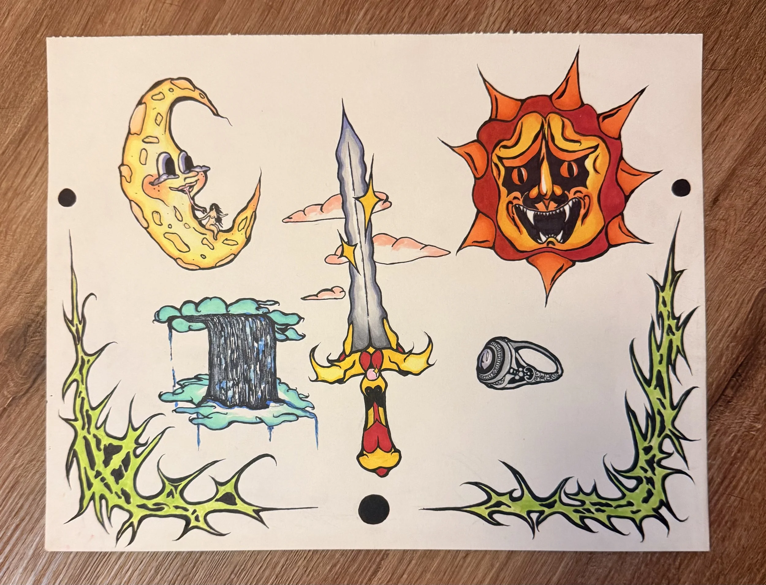 "Warrior Flash"   11"x17"   $200