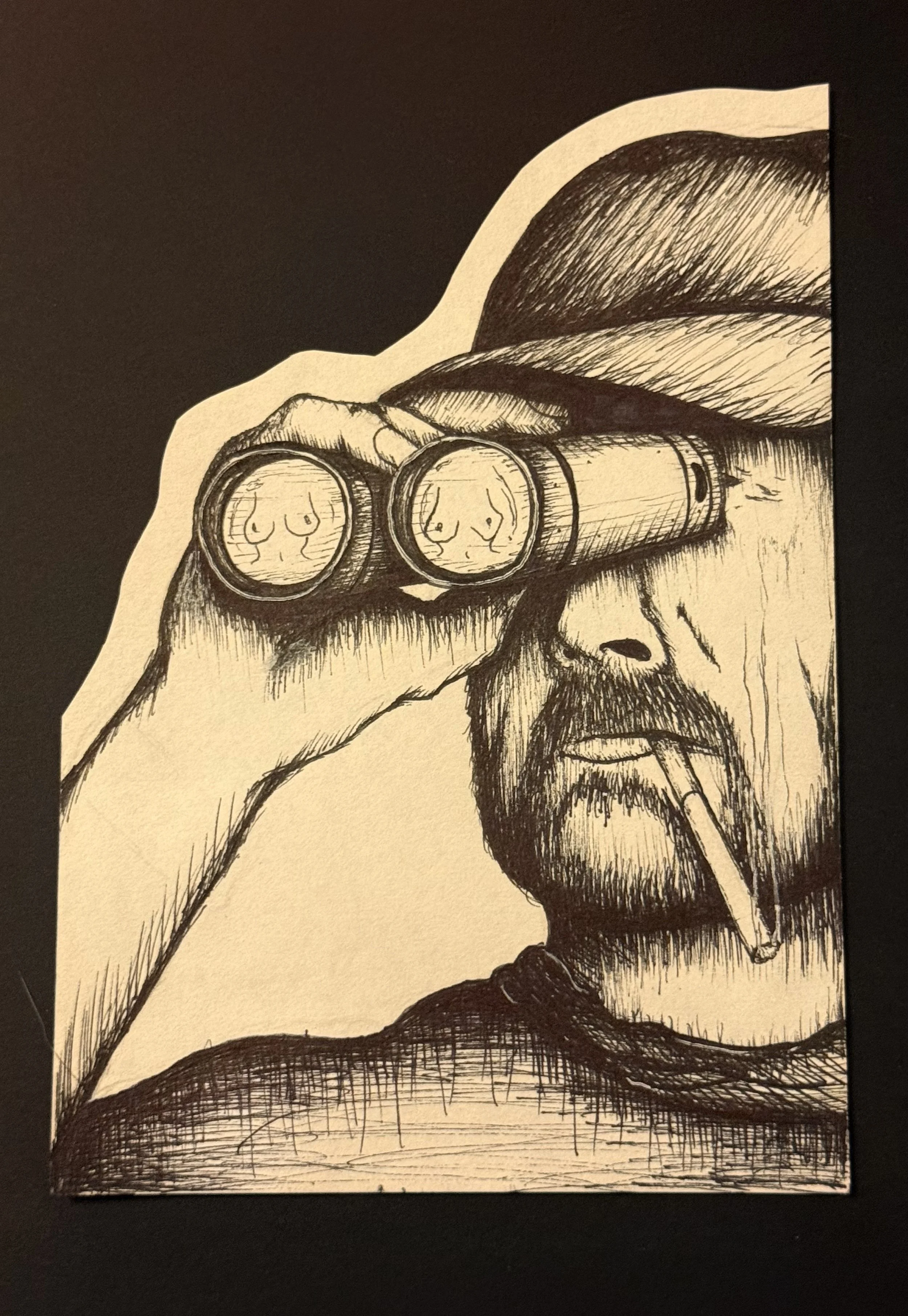 "Binoculars"   8"x10"   $75