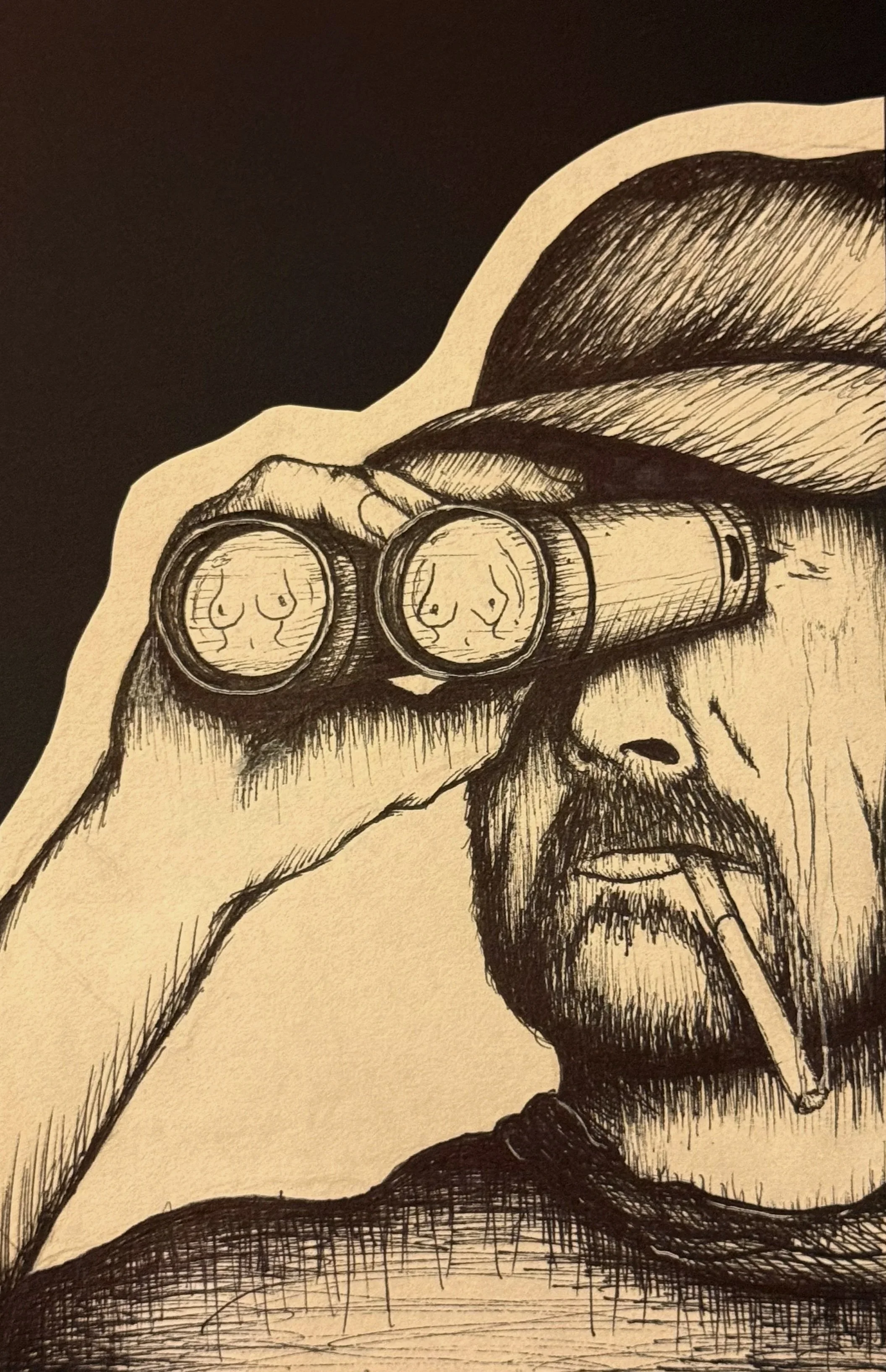 "Binoculars"   8"x10"   $75