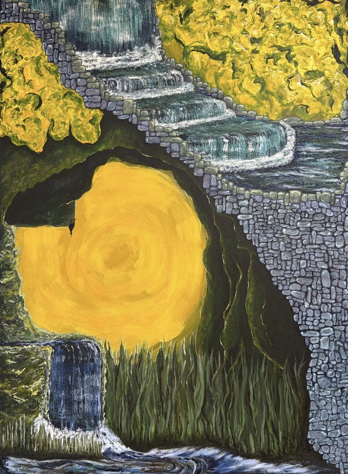 "Water Feature"   30"x40"   $2,500