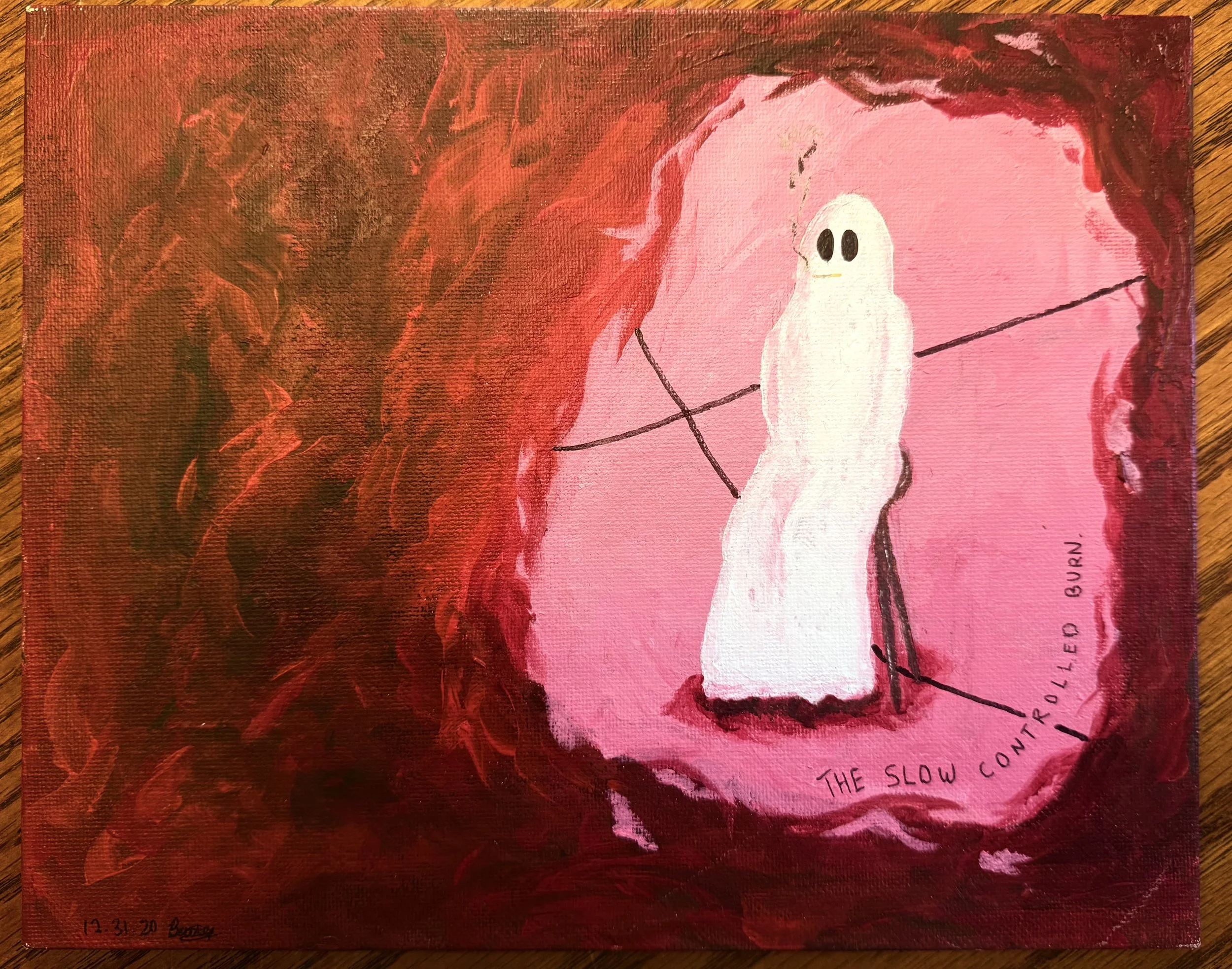 "Slow, Controlled" 8"X10" $250