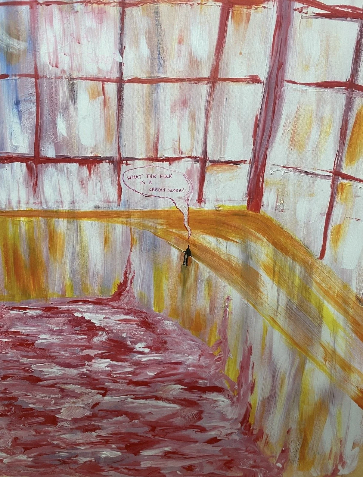 "Credit Score"    30"x40"   $1,500