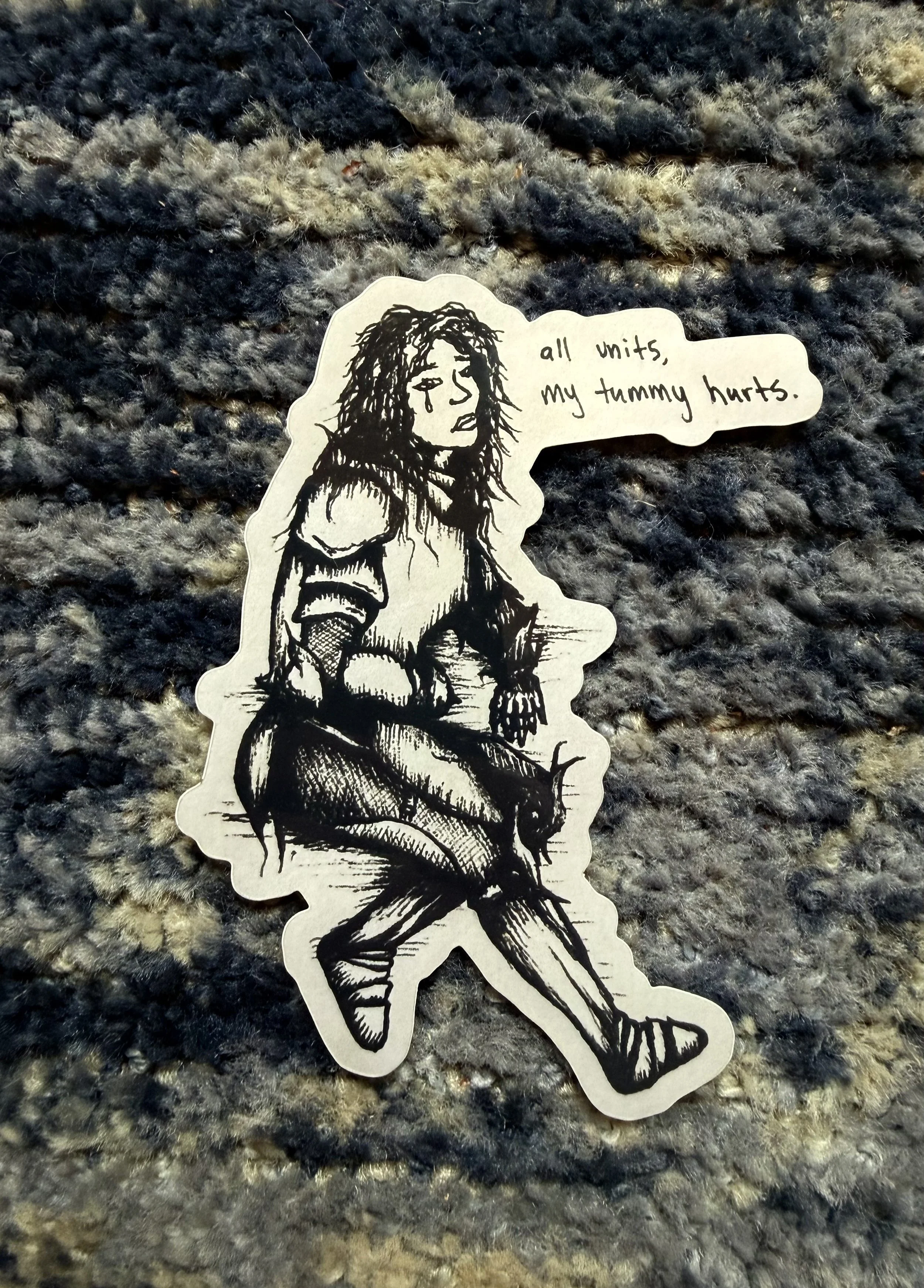 Calling All Units 4.5"x3.5" Vinyl Sticker