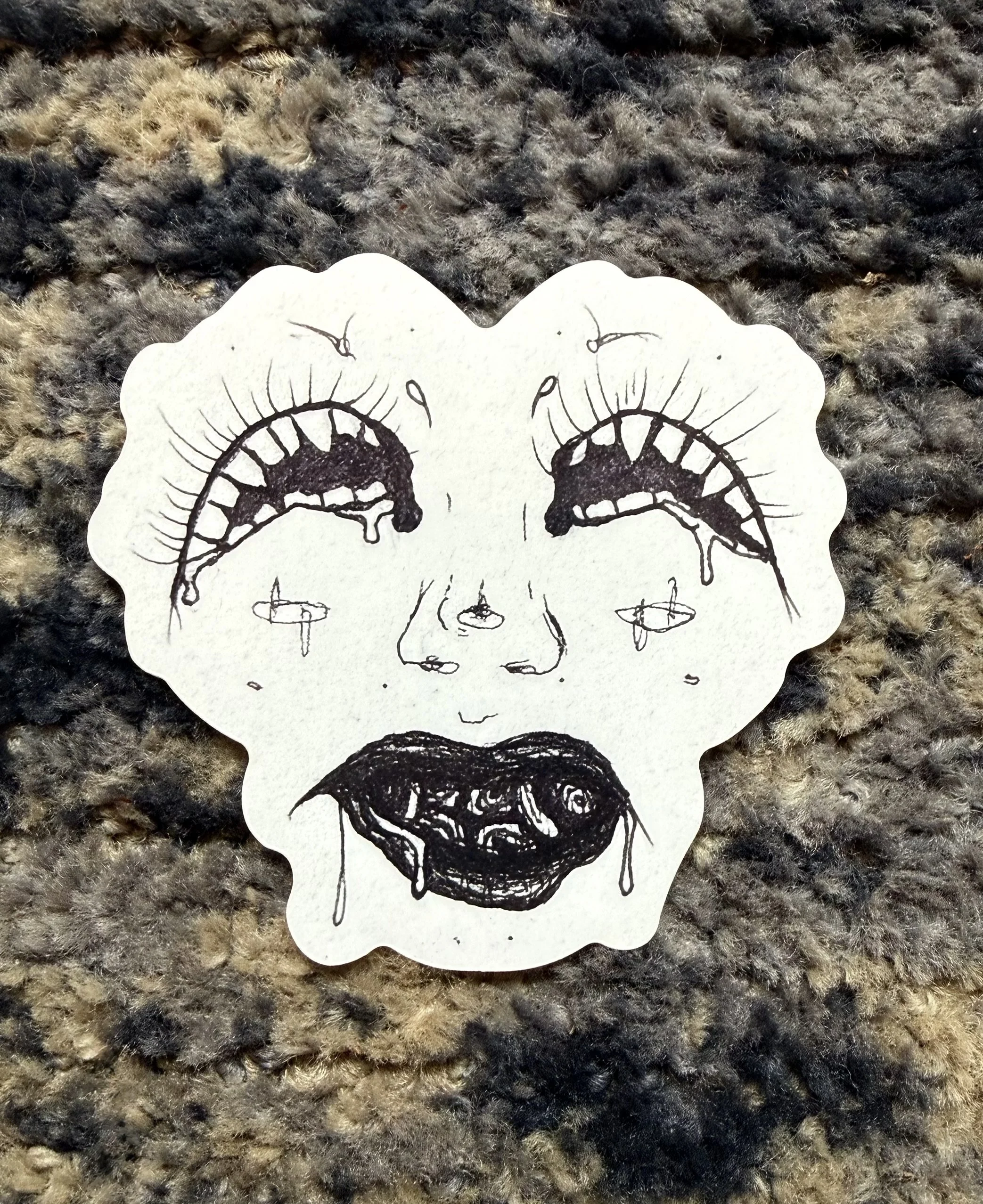Wyrm's Eye 3"x3" Vinyl Sticker